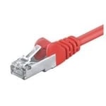 Mcab SF-UTP Câble patch Catégorie 5E Rouge 3 m