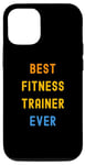 Coque pour iPhone 15 Pro Meilleur entraîneur de fitness apprécié