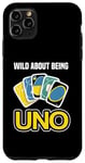 iPhone 11 Pro Max Board Game Uno Cards Wild about being uno Game Card Costume Case
