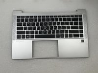 For HP EliteBook 840 G8 M36311-BD1 Ukrainian Ukraine Palmrest Keyboard Top Cover