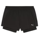PUMA Run Velocity 2-i-1 3" Shorts - PUMA Svart - Dam, storlek X-Small