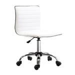 Ergonomic Executive Office Chair Computer Armless Wheels 360 Swivel