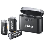Godox WEC Wireless Mic -trådlös mikrofonsystem (2 TX + 1 RX)