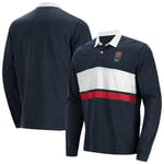 England Rugby Men's Polo (Size S) Panel Small Crest LS Top - New