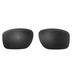 New Walleva Black Polarized Replacement Lenses For Oakley Sliver Sunglasses