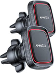 APPS2Car 2 PACKS Magnetic Phone Car Mount, in Car Phone Holder Air Vent Magneti
