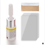 Reparation Glas Vindruta Kit Fönster Crack Bil DIY Verktyg Knäckt Wi white One-size