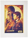 Solo: A Star Wars Story (Han and Chewie) 30 x 40 cm montée d'impression