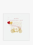 The Proper Mail Company Bicycle With Balloons Valentine's Day Card