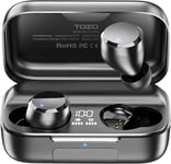 TOZO T12 Pro Wireless Earbuds Bluetooth Headphones with Qualcomm QCC3040 4 Mics