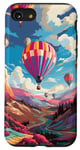 iPhone SE (2020) / 7 / 8 Colorful Hot Air Balloons Pop Art Style Case