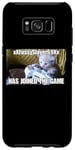 Coque pour Galaxy S8+ Funny Trad Gaming Cat Has Joined Video Game Cute Kitty Meme