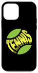 Coque pour iPhone 12 mini Raquette de tennis et balle de tennis graphique