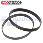 Drive Belt Kit Pack of 2 Compatible with Vax 'type 2' VS-10 Power 3 Power 4