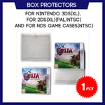 1 Pc - Manchon De Protection De Boîte Pour 3ds Et 2ds (Xl), Pour Jeux Nds Ntsc, Transparent Sur Mesure