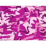 Trikå Camouflage Rosa - Ljusrosa