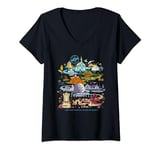 Womens Disney Walt Disney World 50th Anniversary V-Neck T-Shirt