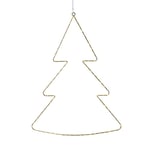 Sirius Liva juletræ med lys, guld, 70 cm