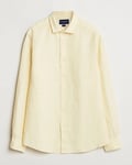 Charles Tyrwhitt Pure Linen Slim Fit Shirt Lemon