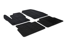 Gummimattor lampliga for Ford Tourneo Connect Passenger 2014 Tprofil 4delad monteringsklammor