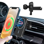 Magnetic Wireless Car Charger Bracket 15W, Suitable for All iPhone 12 Series, Magsafe Car Charger-Compatible with Magnetic Charging