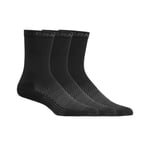 Craft Core Dry Höga Strumpor 3-Pack Svart, Storlek 46-48 för Löpning
