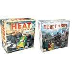 Days of Wonder, Heat: Pedal to the Metal, DOW9101, Multicolor & Days of Wonder | Ticket to Ride Europe Board Game | Ages 8+ |