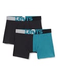 Levi's Men's Split Boxer Briefs Shorts, Black Combo, S