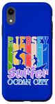 iPhone XR New Jersey Surfer Ocean City NJ Surfing Beach Sand Boardwalk Case
