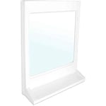 Dianhydro Miroir rectangulaire avec étagère 37x50cm - Athena