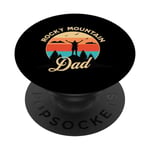 Hiking Dad Mountain Climbing Trekking Camping Outdoor Daddy PopSockets PopGrip Interchangeable
