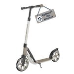 HUDORA BigWheel® 205 Advanced Scooter - Trottinette confortable en aluminium pour jusqu'à 100kg - Réglable en hauteur & pliable - Pour enfants / adolescents & adultes