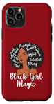 iPhone 11 Pro Black Girl Magic Powerful Gifted Educated Beauty Black Queen Case