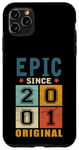 Coque pour iPhone 11 Pro Max Classic 2001 Original Vintage Epic since Anniversaire