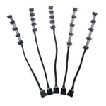 Atx 4pin Ide Molex To 5 X Sata Series Ata Power Supply Cable 18a A5
