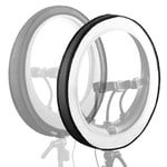 NEEWER Diffuseur de Ring Light Professionnel pour RP18H/RP19H 19pouces, Non Fuite de Lumière, Couvercle Noir, Softbox Pliable pour Photographie et Vidéo, Diffuseur pour Enregistrement Vidéo, NS006