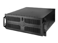 Chieftec UNC-409S-B - Kan monteras i rack - 4U - ATX - ingen strömförsörjning 400 Watt (ATX) - svart - USB