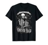 3 Years Down Forever To Go Gothic Couple 3rd Anniversary T-Shirt