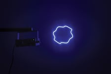 QTX Azure Blue Club Disco 100mw Laser Light 1.5Kg + Dmx + Onboard Patterns FX