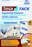 Tesa Tack dubbelhäftande fästkuddar 60 st.