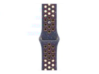 Apple Nike - Band För Smart Klocka - 42Mm - Storlek S/M - Blue Flame