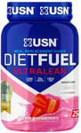 USN Diet Fuel Strawberry UltraLean 1kg Weight Control Meal Replacement Powder