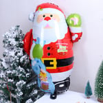 1pc Santa Clause Christmas Foil Balloons Holiday Party Xmas Deco One Size