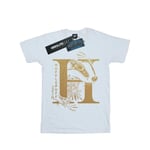 Harry Potter Flickor Hufflepuff Glitter Bomull T-shirt 12-13 År White 12-13 Years