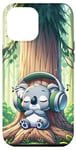 iPhone 12 Pro Max Kawaii Koala Headphones: The Koala's Playlist Case