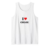 First name « I Heart Chloe I Love Chloe » Tank Top