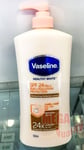 550ml VASELINE HEALTHY BRIGHT 24x SPF 24 PA++ Sun Pollution Protect BODY LOTION