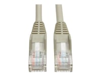 Eaton Tripp Lite Series Cat5e 350 MHz Snagless Molded (UTP) Ethernet Cable (RJ45 M/M), PoE - Gray, 5 ft. (1.52 m) - Cordon de raccordement - RJ-45 (M) pour RJ-45 (M) - 1.5 m - UTP - CAT 5e -...