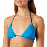 HUGO Women's Pure_Triangle Bikini_TOPTRIANGLE, Bright Blue435, XS