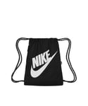 Nike Unisex Heritage Drawstring Bag (Black) - One Size